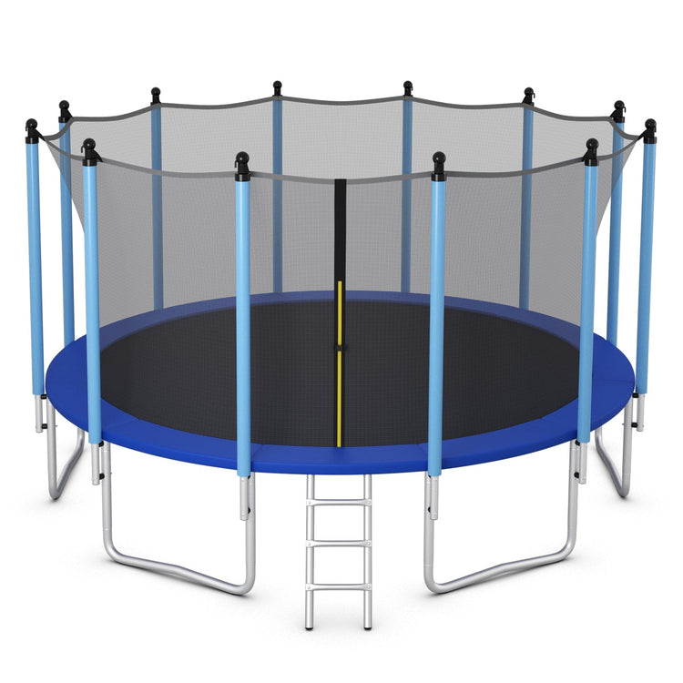 Cama elástica exterior con red de seguridad - 4,8 metros (16 pies)