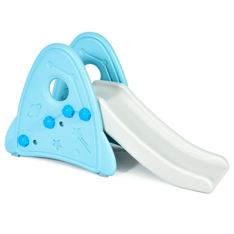 Tobogán infantil independiente para interiores, primer juego de escalada para niños y niñas - Azul
