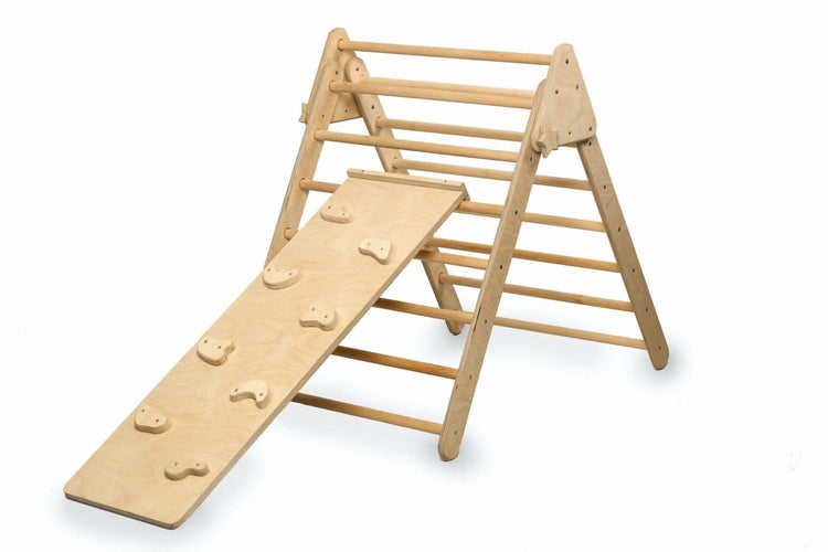 Juego de trepadores triangulares Montessori de 3 tamaños | Zona de juegos infantil de interior