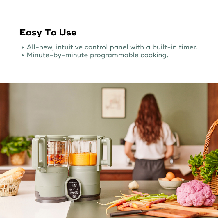 Preparador de alimentos para bebés Duo Meal Glass Pro