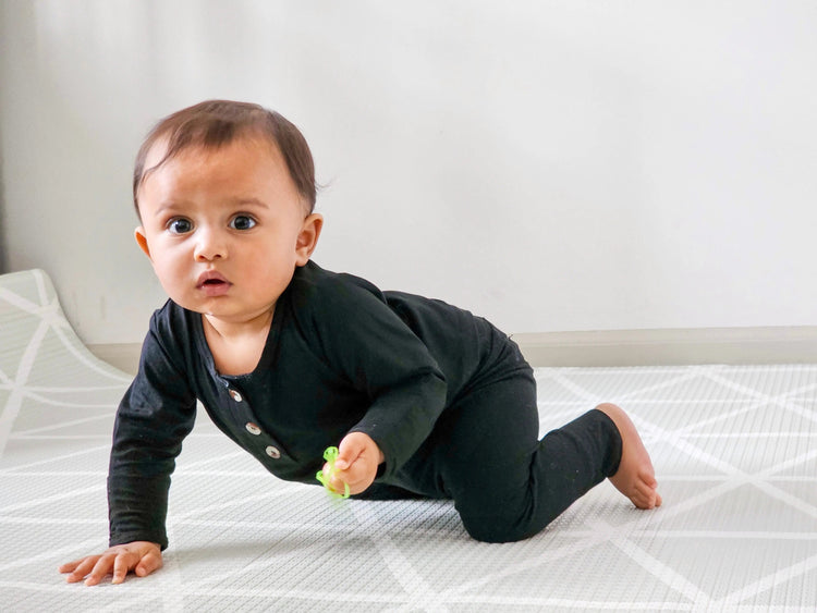 Conjunto de ropa para recién nacido, conjunto de ropa para bebé niño - Negro