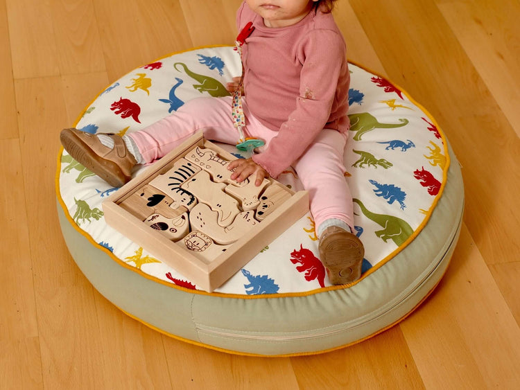 Cojín de suelo para niños Montessori, tapete de juego, cojín grande para niños pequeños