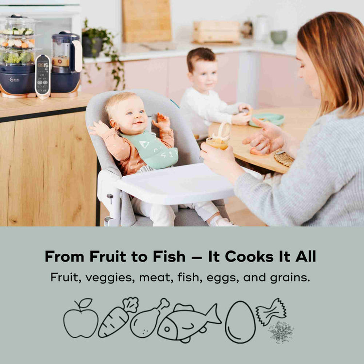 Preparador de alimentos para bebés Duo Meal Station XL