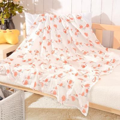 Muselina 100% algodón, mantas suaves para recién nacidos, gasa para baño, envoltura para bebés, saco de dormir para cochecito.