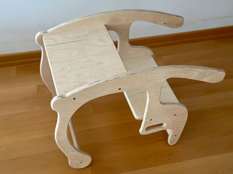 Juego de mecedora y mesa para niños pequeños: ecológico de Kidodido
