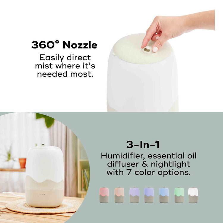 Humidificador de vapor frío 3 en 1 Wave para bebés