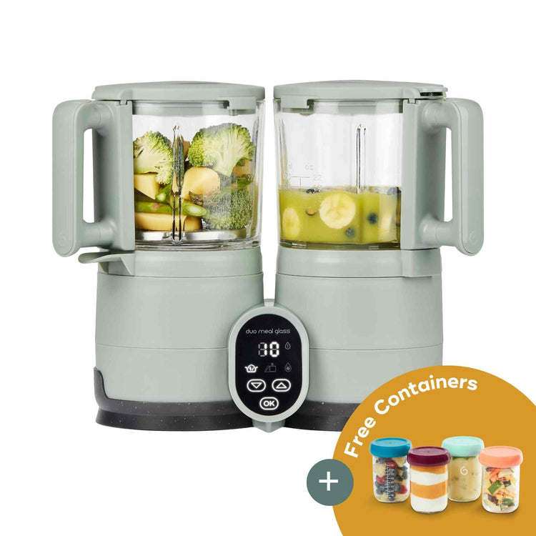 Preparador de alimentos para bebés Duo Meal Glass Pro