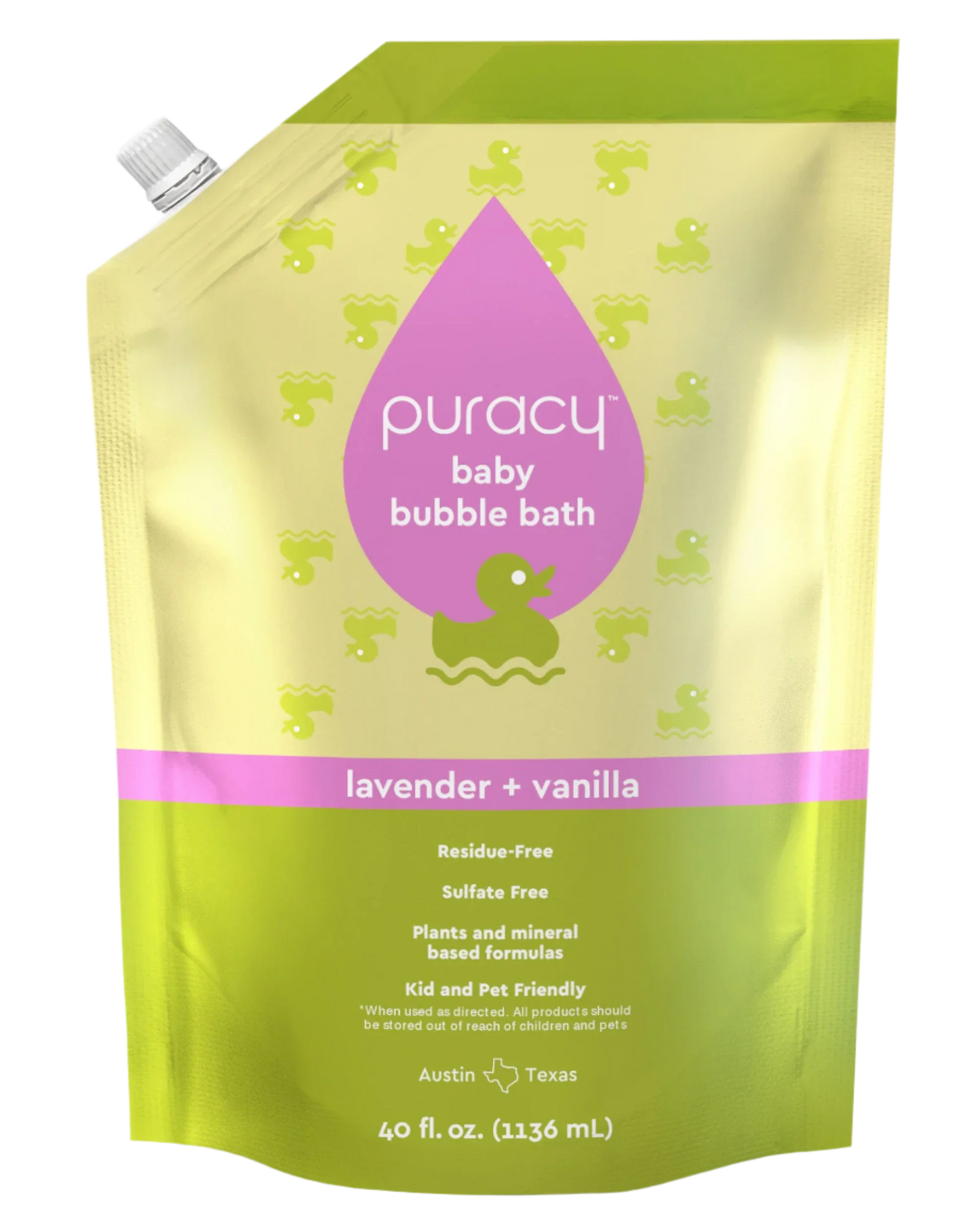 Baño de burbujas para bebés (hipoalergénico)