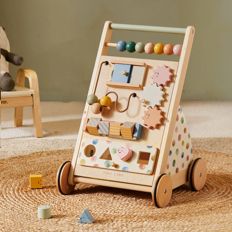 Andador de madera natural versátil Tiny Land®