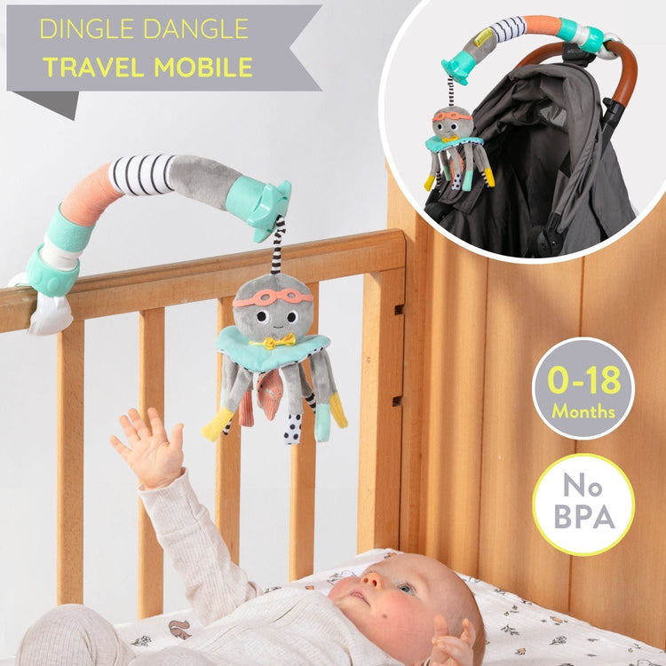 Móvil de viaje para bebés Dingle Dangle