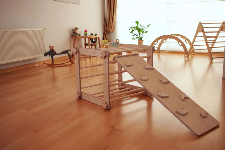 Juego de trepadores Montessori de 6 piezas | Juego de juegos para interior