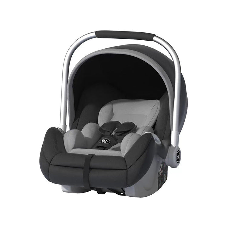 Cuna portátil para coche de bebé con asiento de seguridad plegable