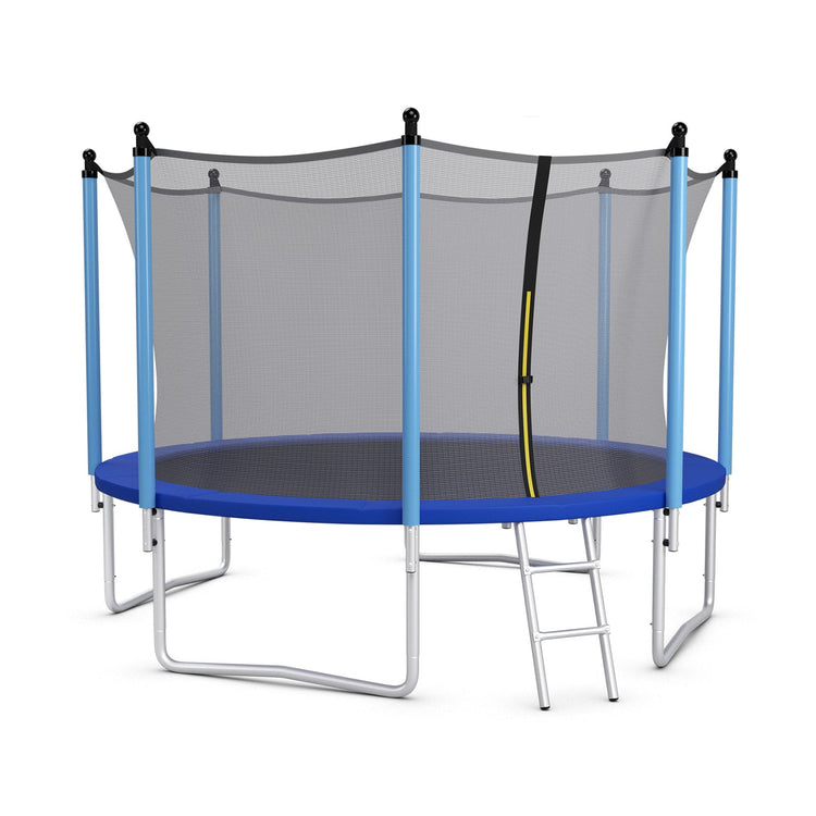Cama elástica exterior con rojo de seguridad - 3,65 m (12 pies)