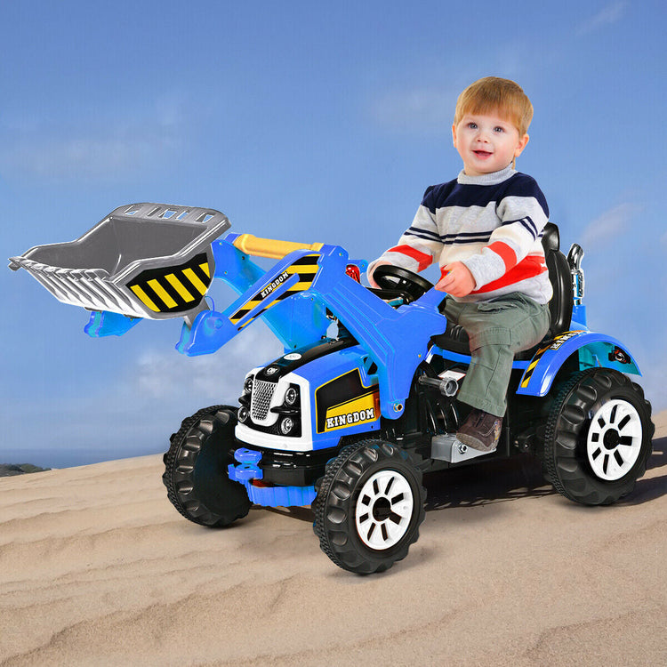 Camión volquete infantil eléctrico de 12 V - Azul