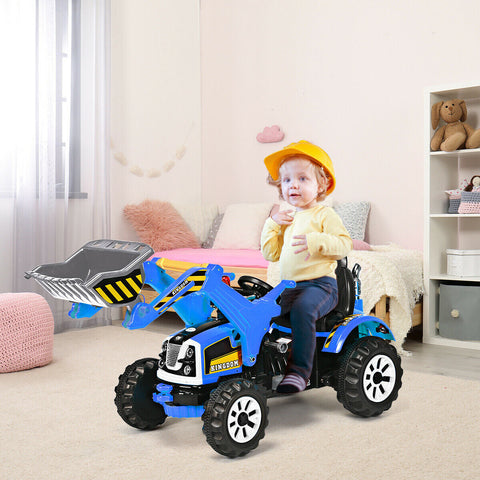 Camión volquete infantil eléctrico de 12 V - Azul