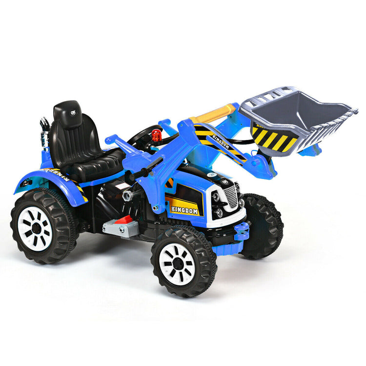 Camión volquete infantil eléctrico de 12 V - Azul
