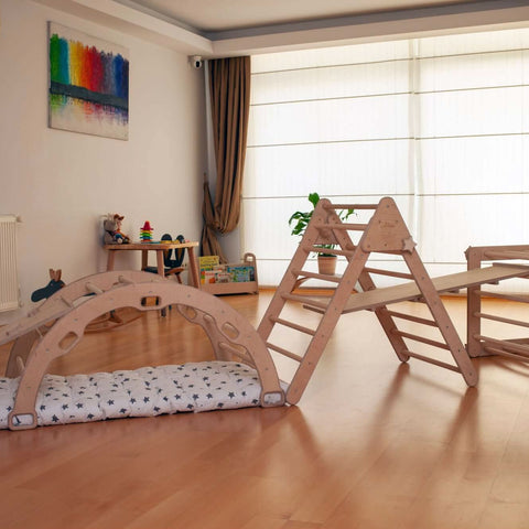 Juego de trepadores Montessori de 6 piezas | Juego de juegos para interior