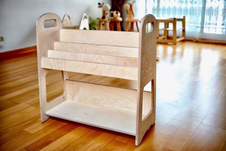 Estantería de madera / Tamaño pequeño, mediano y grande