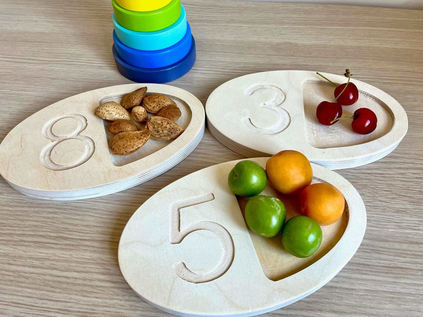 Tablero de madera para trazar para niños pequeños