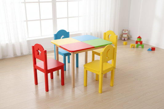 Juegos de mesa y sillas para niños