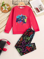 Sudadera con capucha para niño, nueva colección primavera-otoño, cuello redondo.