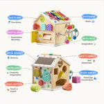 Cubo de actividades Tiny Land® Cottage - Arcoíris