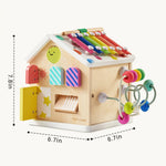 Cubo de actividades Tiny Land® Cottage - Arcoíris