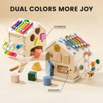 Cubo de actividades Tiny Land® Cottage - Morandi