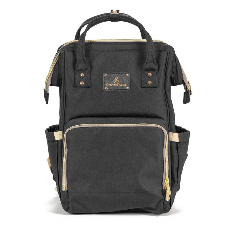 Primo Passi - Mochila, Bolso Pañalera Lucca, Negro