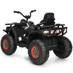 Quad eléctrico infantil de 12 V con MP3 y luces LED - Negro