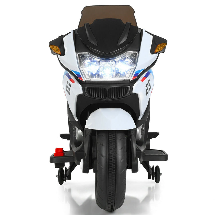 Moto eléctrica infantil de 12 V - Blanca