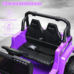Jeep eléctrico infantil de 12 V con control remoto de 2,4 G - Morado