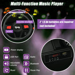 Jeep eléctrico infantil de 12 V con control remoto de 2,4 G - Morado