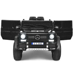 Coche eléctrico infantil Mercedes-Benz de 12 V con licencia oficial - Negro