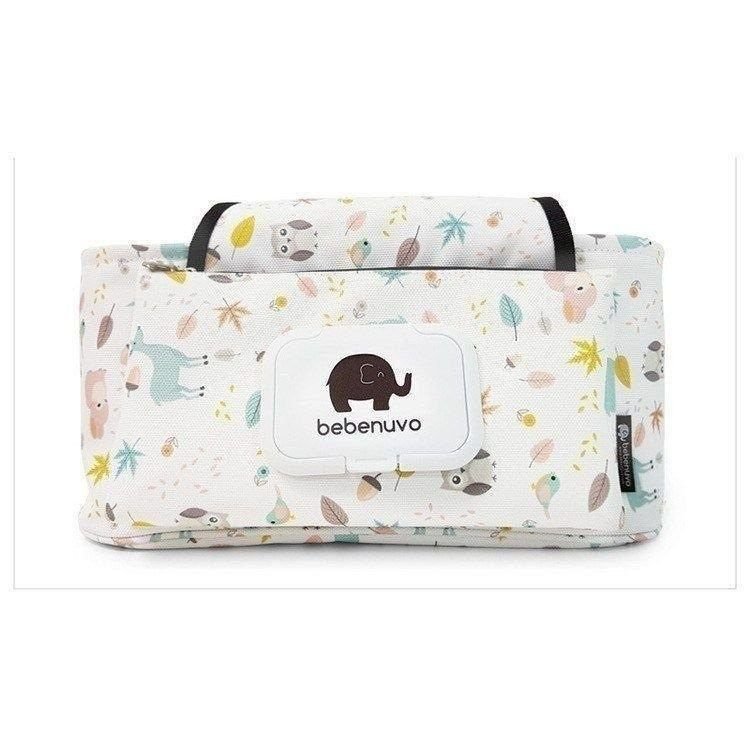 Bolsa para pañales de bebé, organizador para cochecito, gran capacidad, ideal para viajes, maternidad, lactancia, cambio de pañales y almacenamiento colgante.