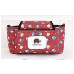 Bolsa para pañales de bebé, organizador para cochecito, gran capacidad, ideal para viajes, maternidad, lactancia, cambio de pañales y almacenamiento colgante.