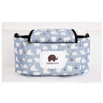 Bolsa para pañales de bebé, organizador para cochecito, gran capacidad, ideal para viajes, maternidad, lactancia, cambio de pañales y almacenamiento colgante.