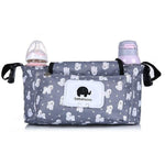 Bolsa para pañales de bebé, organizador para cochecito, gran capacidad, ideal para viajes, maternidad, lactancia, cambio de pañales y almacenamiento colgante.
