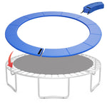 Almohadilla de seguridad de repuesto para cama elástica de 16 pies con correas de fijación (azul)