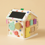 Cubo de actividades Tiny Land® Cottage - Arcoíris