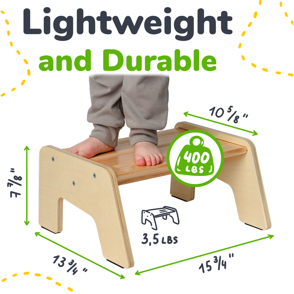Taburete de 1 paso para niños