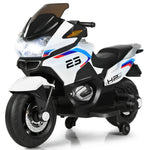 Moto eléctrica infantil de 12 V - Blanca