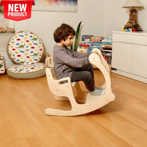 Juego de mecedora y mesa para niños pequeños: ecológico de Kidodido