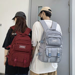 Mochila Campus de gran capacidad para hombre y mujer, nueva y moderna mini mochila de lona para mujeres y niñas, bolso de hombro antirrobo y mochila escolar para adolescentes.