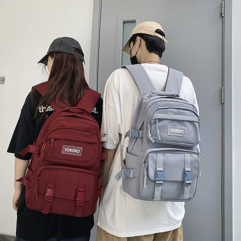 Mochila Campus de gran capacidad para hombre y mujer, nueva y moderna mini mochila de lona para mujeres y niñas, bolso de hombro antirrobo y mochila escolar para adolescentes.