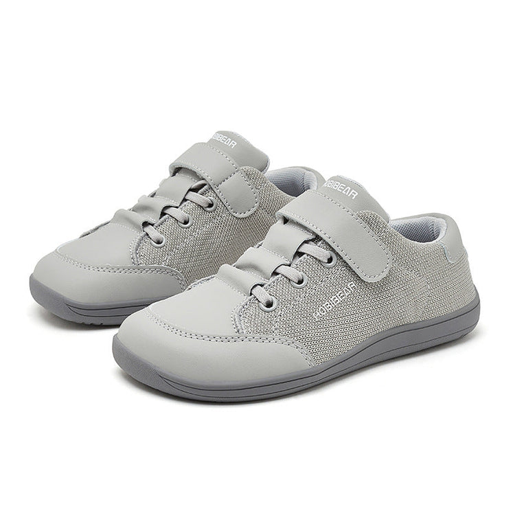 Zapatos casuales sin cordones para niños con suelas suaves antideslizantes.