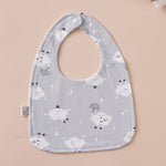 Babero impermeable en forma de U de algodón puro para bebés