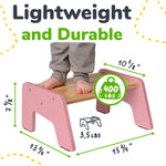 Taburete de 1 paso para niños