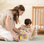 Cubo de actividades Tiny Land® Cottage - Arcoíris