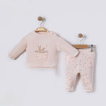 Conjunto de muselina con bolsillo de conejito
